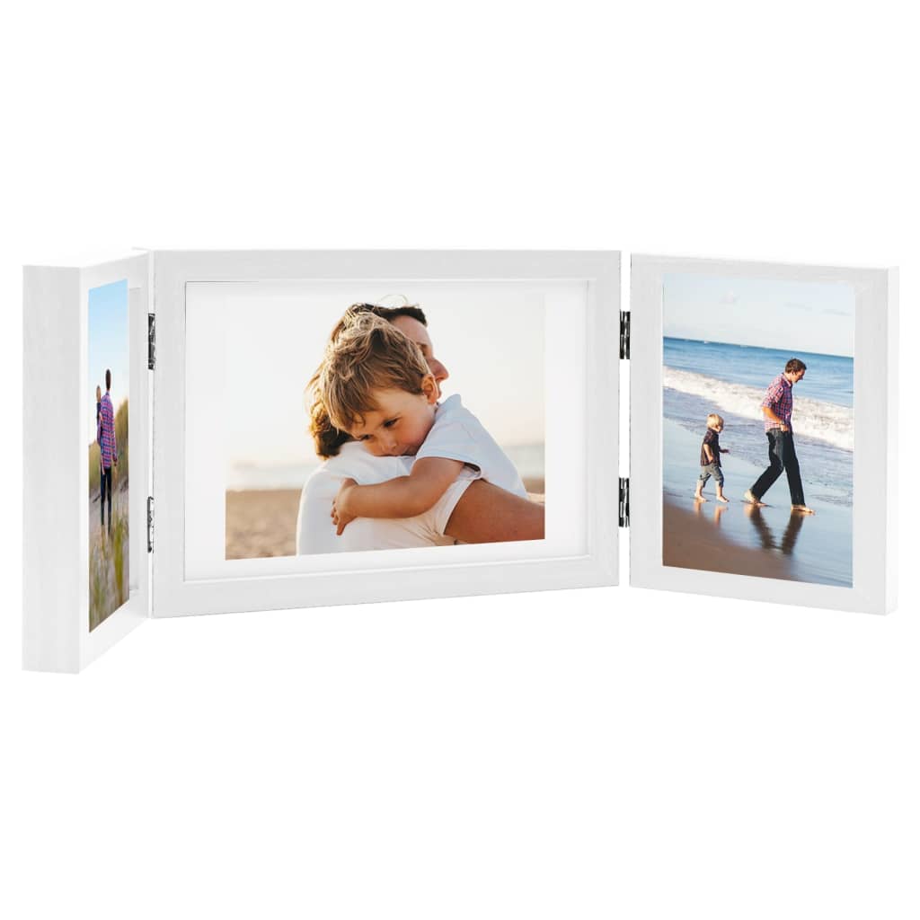 Vetonek Marco de foto collage triple blanco 28x18 cm+2x(13x18 cm)