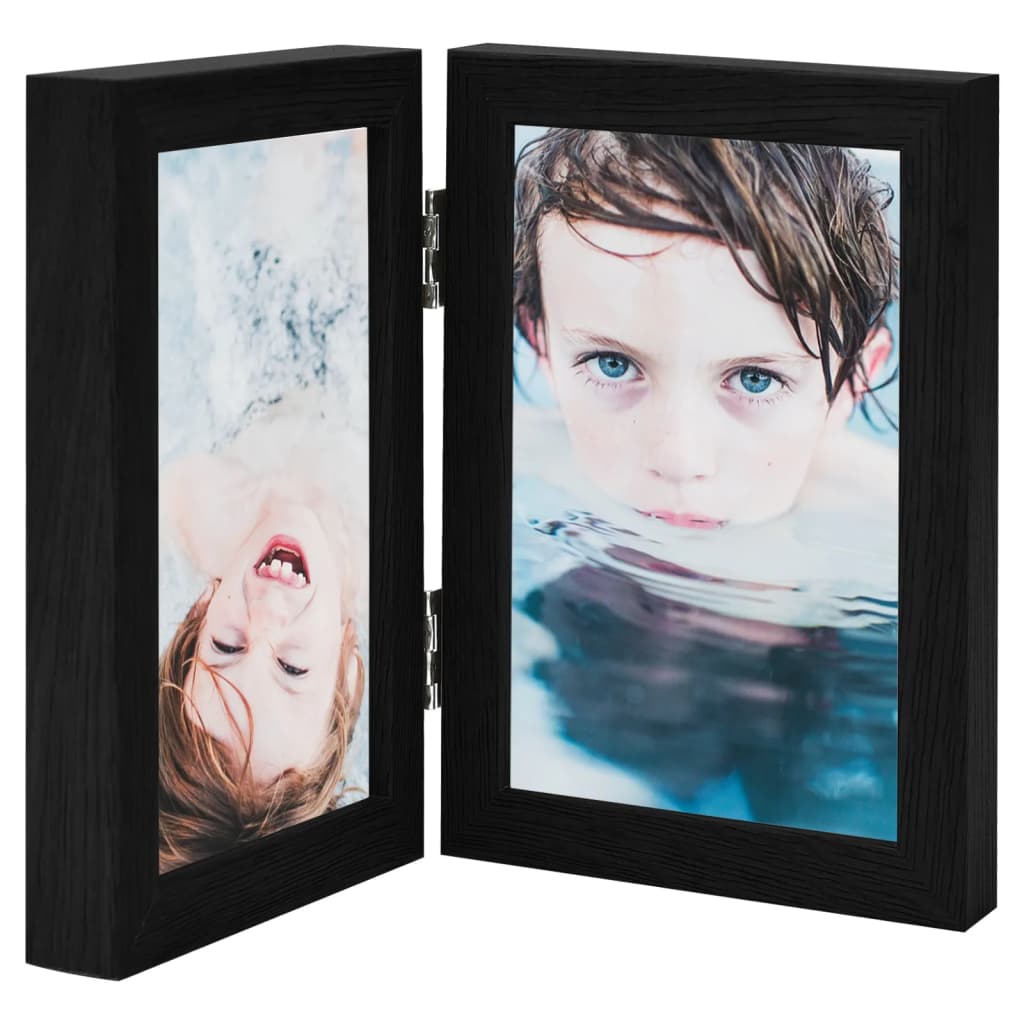 Vetonek Marco de foto collage plegable negro 2x(21x29,7 cm)