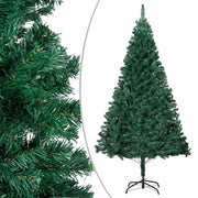 Árbol de navidad preiluminado con luces y bolas verde 240 cm v6251 Vetonek