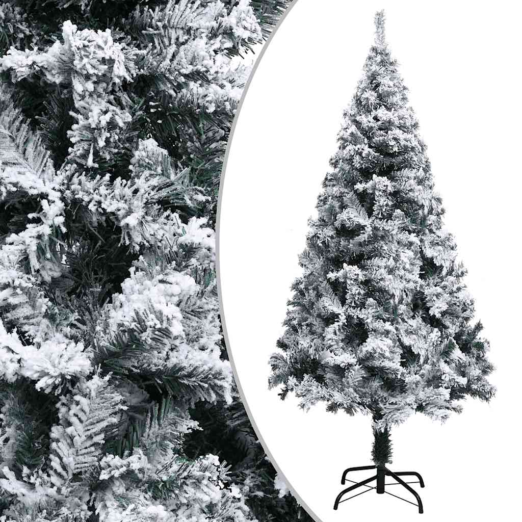 Vetonek Árbol de Navidad preiluminado con luces y bolas verde 240 cm