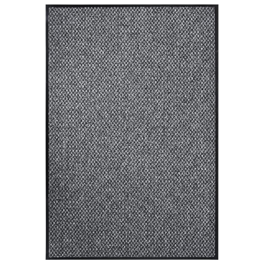 Felpudo gris 80x120 cm vidaXL