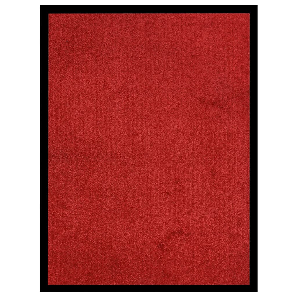 Felpudo rojo 60x80 cm vidaXL