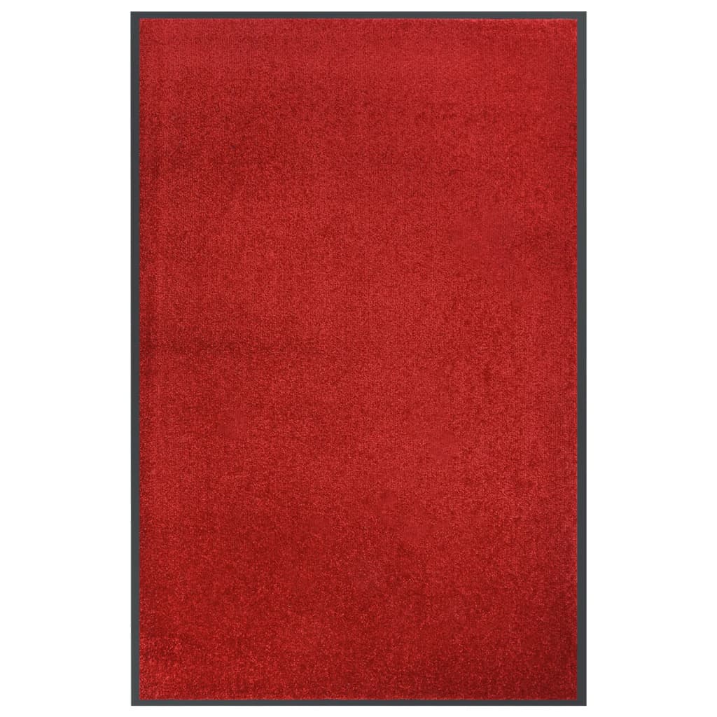 Felpudo rojo 80x120 cm vidaXL