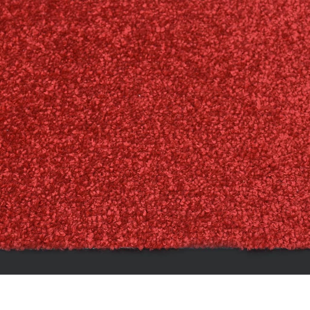 Felpudo rojo 80x120 cm vidaXL