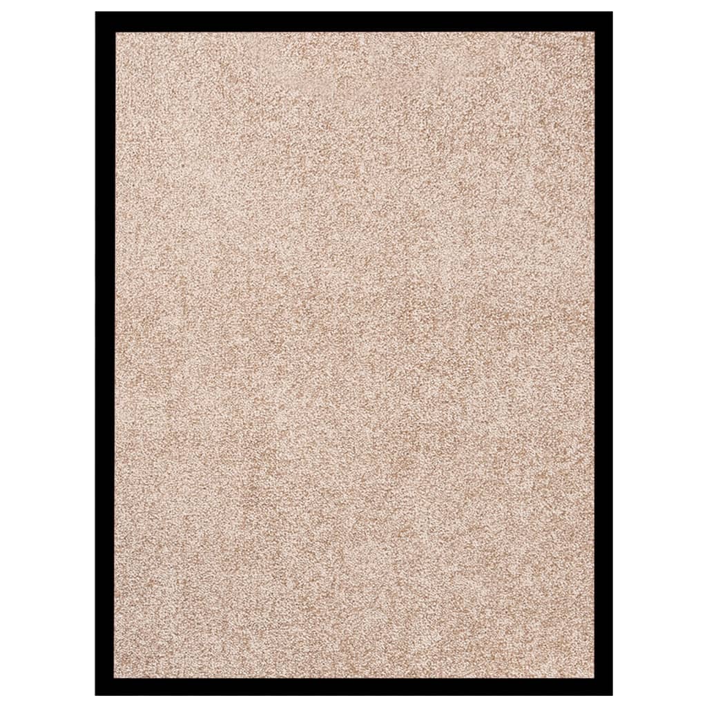 Felpudo beige 40x60 cm vidaXL