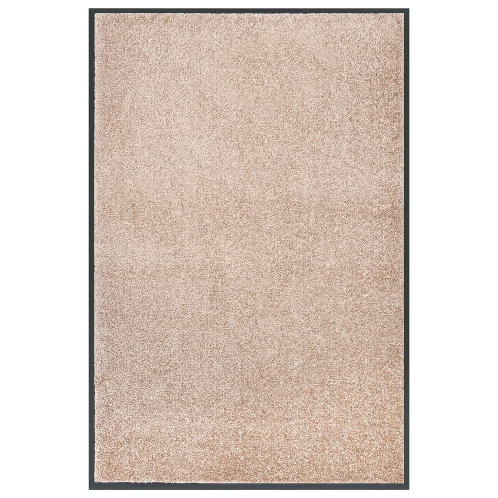 Felpudo beige 80x120 cm vidaXL