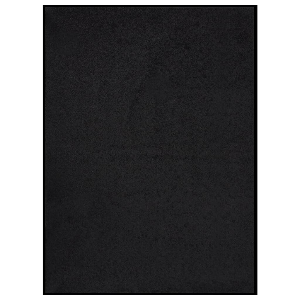 Vetonek Felpudo de rayas negro 60x80 cm