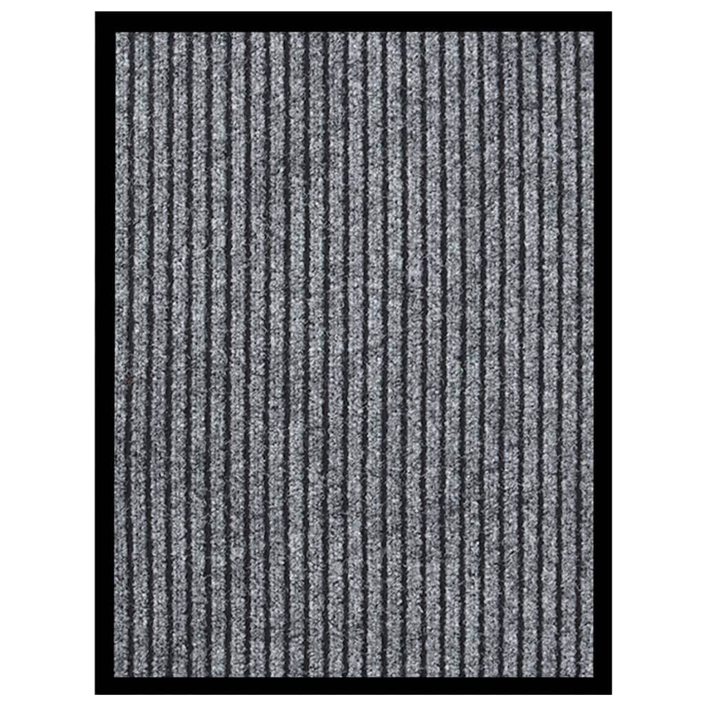 Vetonek Felpudo de rayas gris 40x60 cm