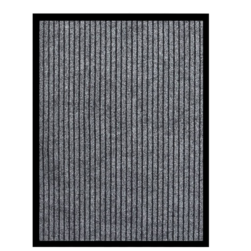 Vetonek Felpudo de rayas gris 60x80 cm