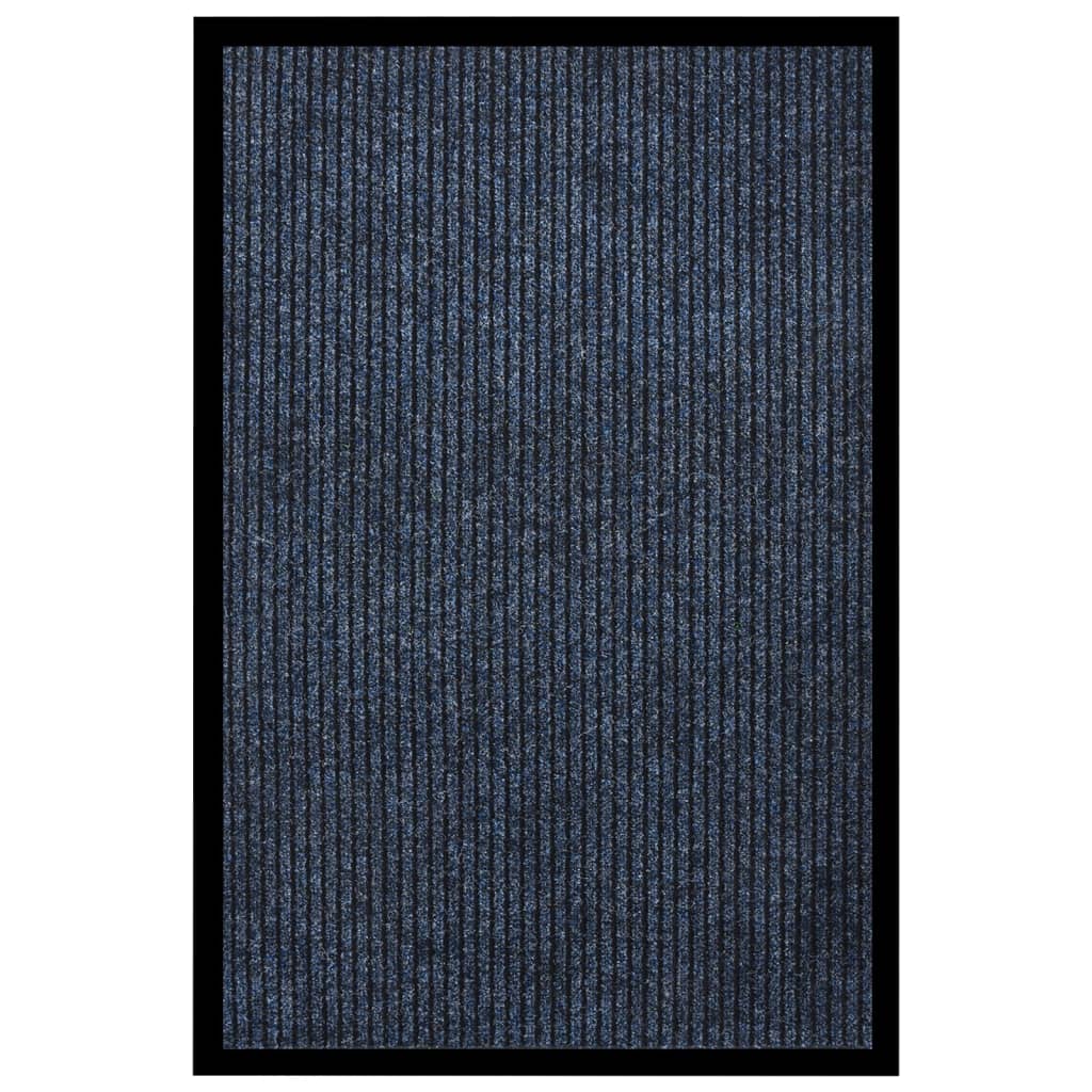 Vetonek Felpudo de rayas azul 80x120 cm