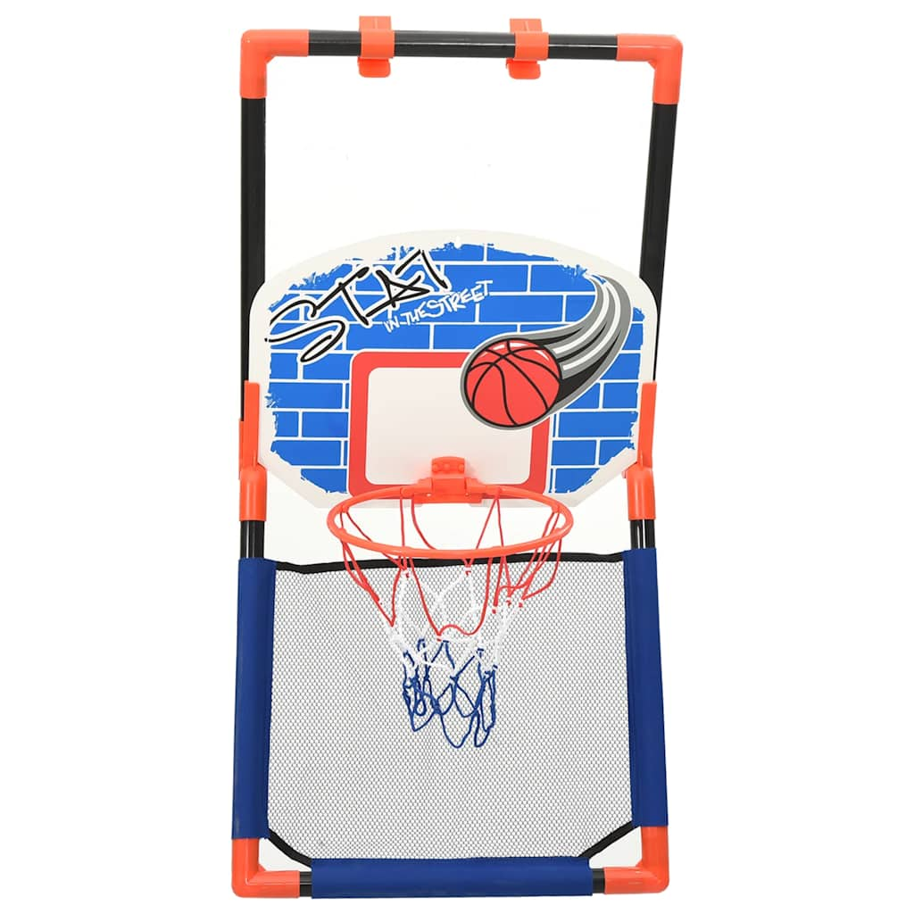 Set baloncesto infantil multifuncional suelo y pared vidaXL