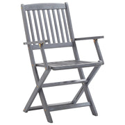 Vetonek Folding Garden Chairs 8 units solid acacia wood