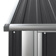 Cobertizo jardín acero galvanizado resistente y duradero Vetonek