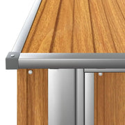 Cobertizo jardín acero galvanizado resistente y duradero Vetonek