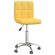 Mustard Yellow Fabric Swivel Office Chair V7009 Vetonek