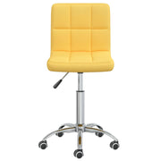 Mustard Yellow Fabric Swivel Office Chair V7009 Vetonek