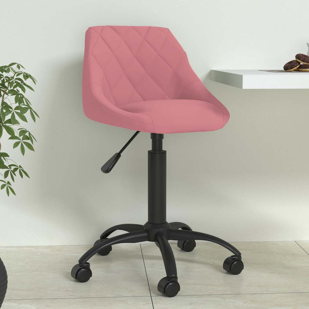 Vetonek Silla de comedor terciopelo rosa