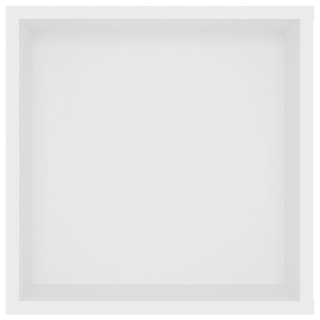 Mueble de pared para TV madera blanco 102x35x35cm vidaXL