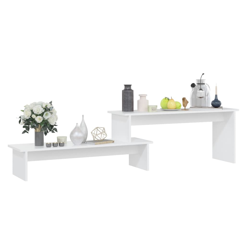 Mueble para TV madera blanco 180x30x43 cm vidaXL