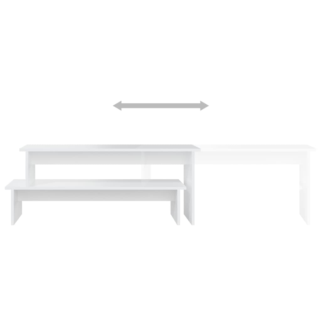 Mueble para TV madera blanco 180x30x43 cm vidaXL