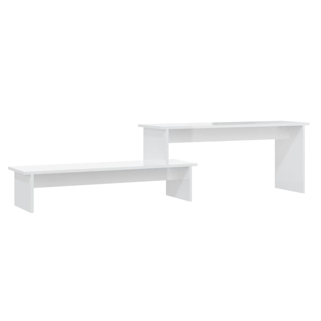 Mueble de TV madera blanco brillante 180x30x43 cm vidaXL