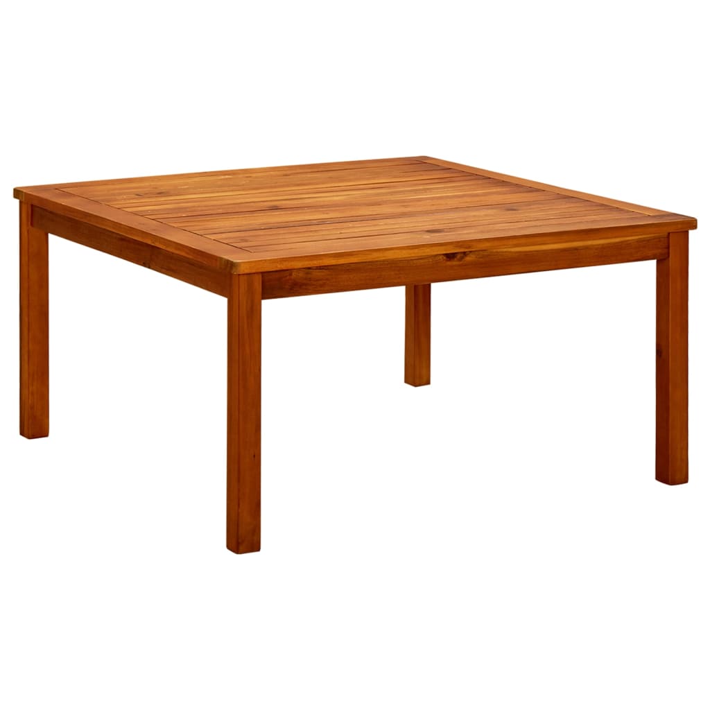 Vetonek Mesa de centro de jardín madera maciza de acacia 85x85x45 cm