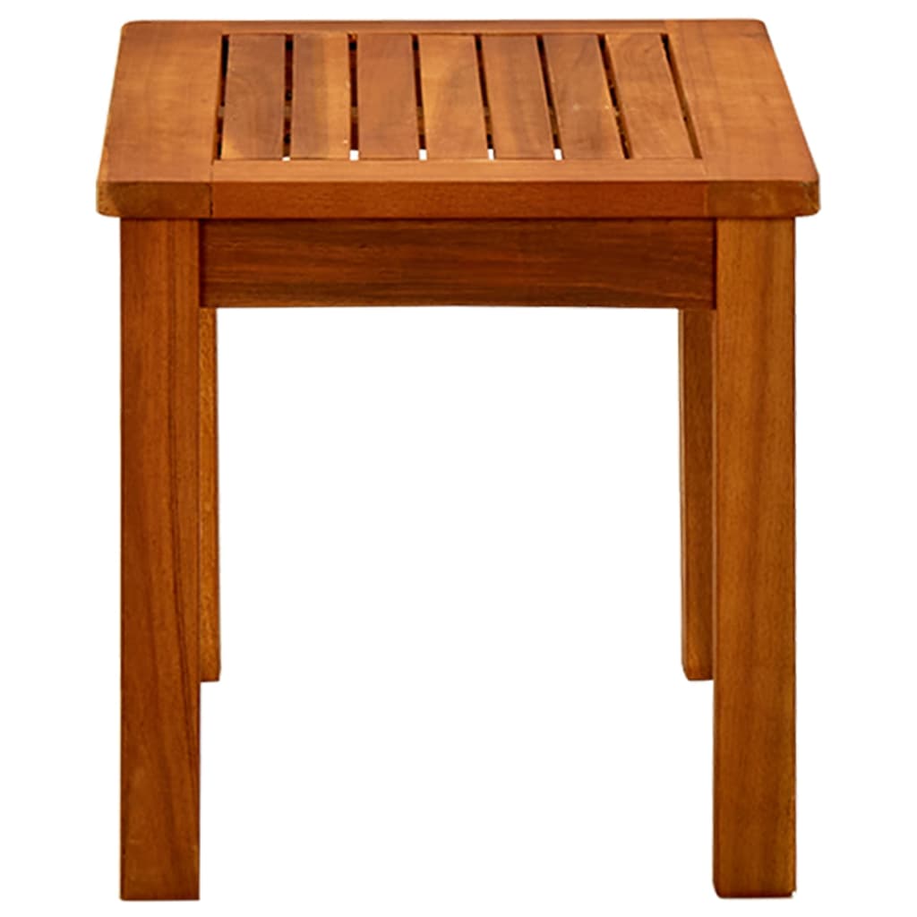 Mesa de centro de jardín madera maciza de acacia 50x35x36 cm - Vetonek