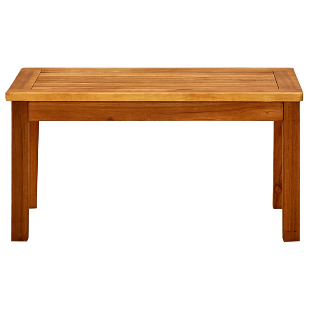 Mesa de centro de jardín madera maciza de acacia 70x40x36 cm vidaXL