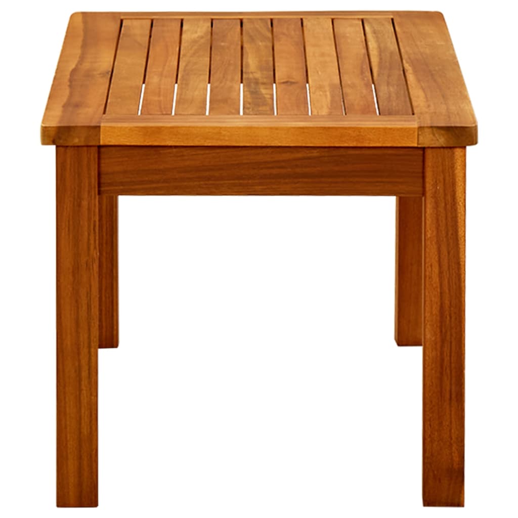 Mesa de centro de jardín madera maciza de acacia 70x40x36 cm vidaXL