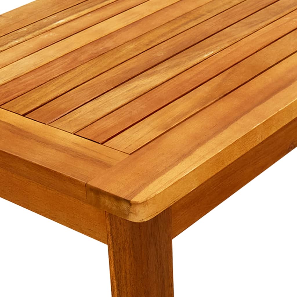 Mesa de centro de jardín madera maciza de acacia 70x40x36 cm vidaXL