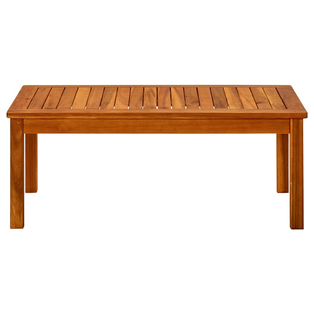 Mesa de centro de jardín madera maciza de acacia 90x50x36 cm vidaXL