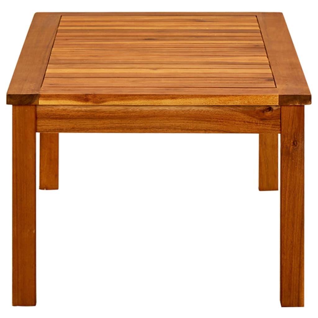 Mesa de centro de jardín madera maciza de acacia 90x50x36 cm vidaXL