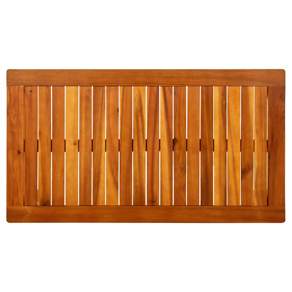 Mesa de centro de jardín madera maciza de acacia 90x50x36 cm vidaXL