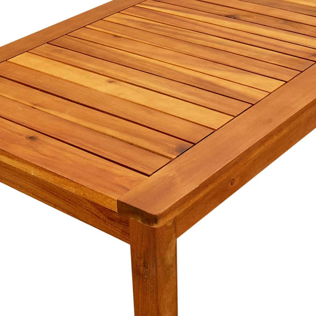 Mesa de centro de jardín madera maciza de acacia 90x50x36 cm vidaXL