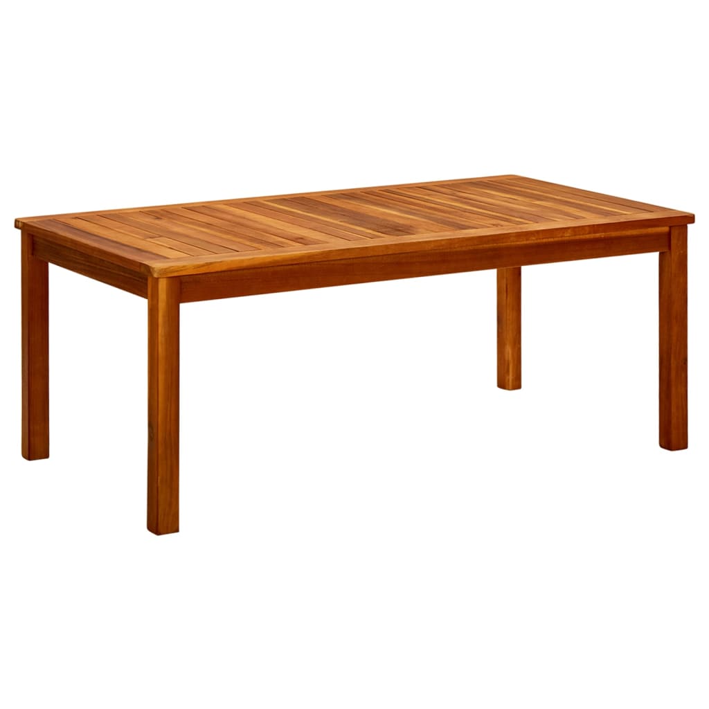 Vetonek Mesa de centro de jardín madera maciza de acacia 110x60x45 cm 