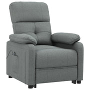 Sillón reclinable eléctrico de tela gris oscuro V9902 Vetonek