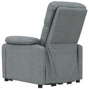 Sillón reclinable eléctrico de tela gris oscuro V9902 Vetonek