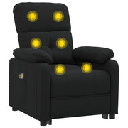 Sillón de masaje eléctrico tela negro V0014 Vetonek
