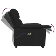 Sillón de masaje eléctrico tela negro V0014 Vetonek