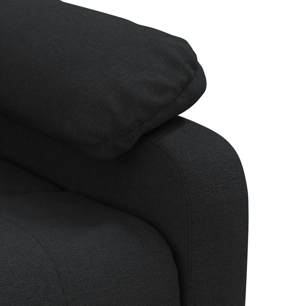Sillón de masaje eléctrico tela negro V0014 Vetonek