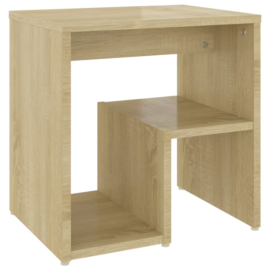 Mesita de noche madera contrachapada roble sonoma 40x30x40 cm vidaXL