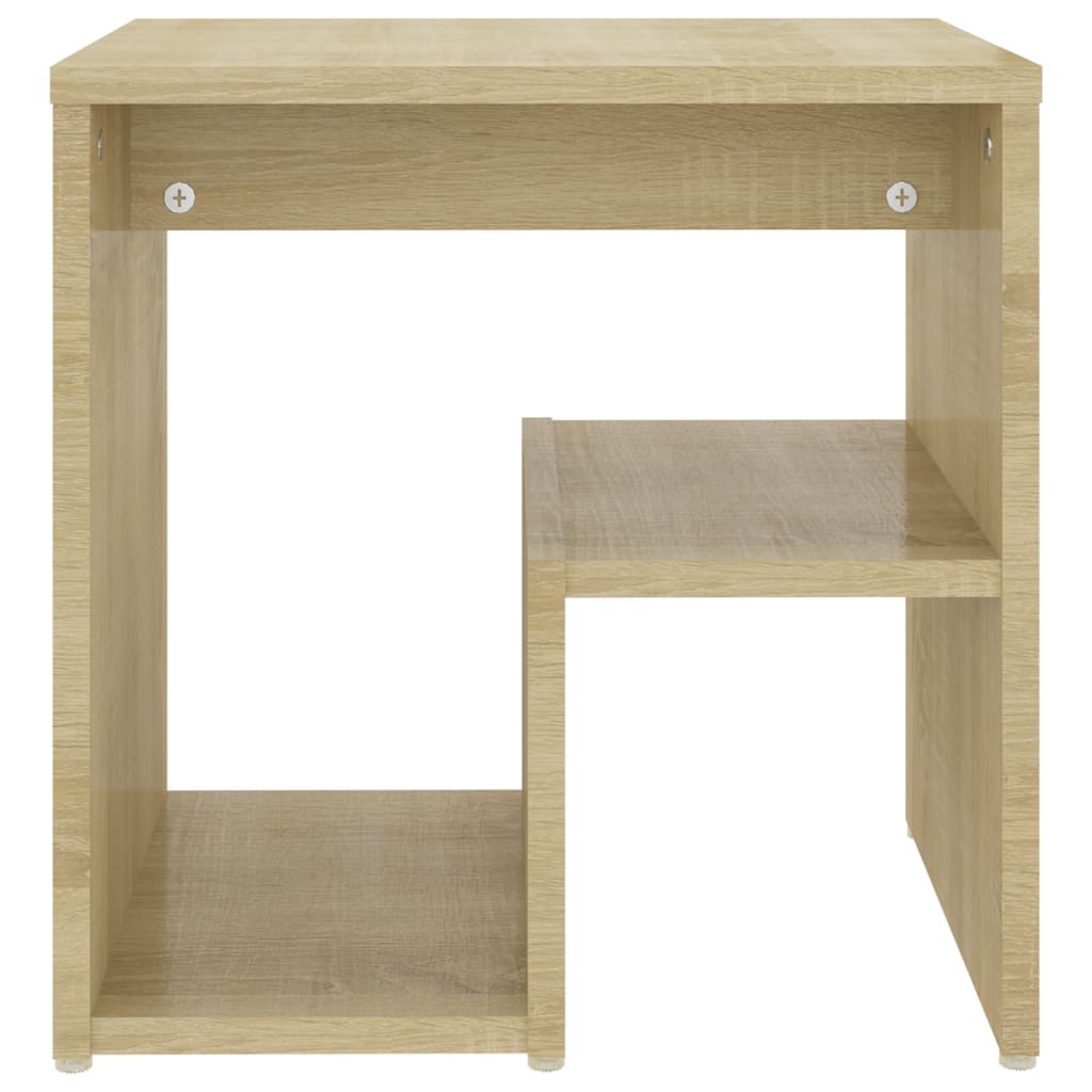 Mesita de noche madera contrachapada roble sonoma 40x30x40 cm vidaXL