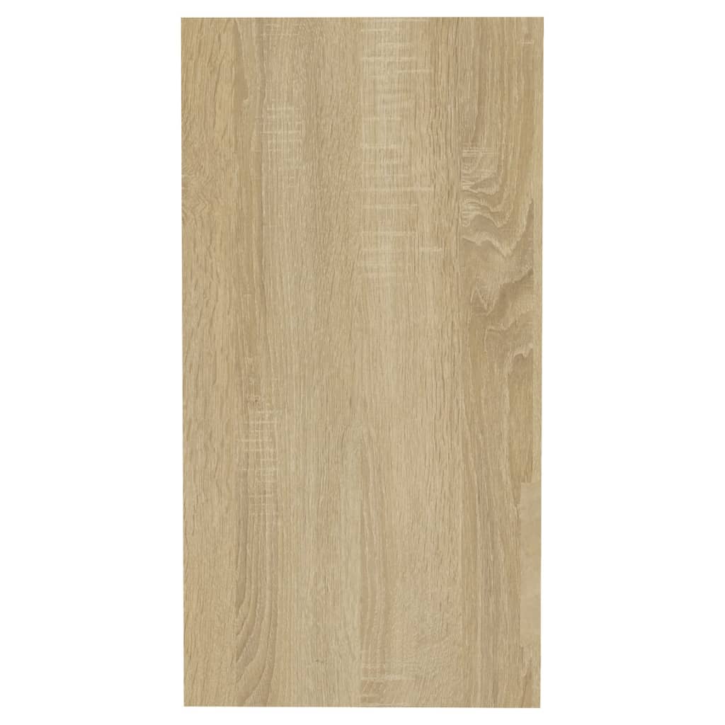 Mesa auxiliar de madera roble Sonoma 50x26x50 cm vidaXL