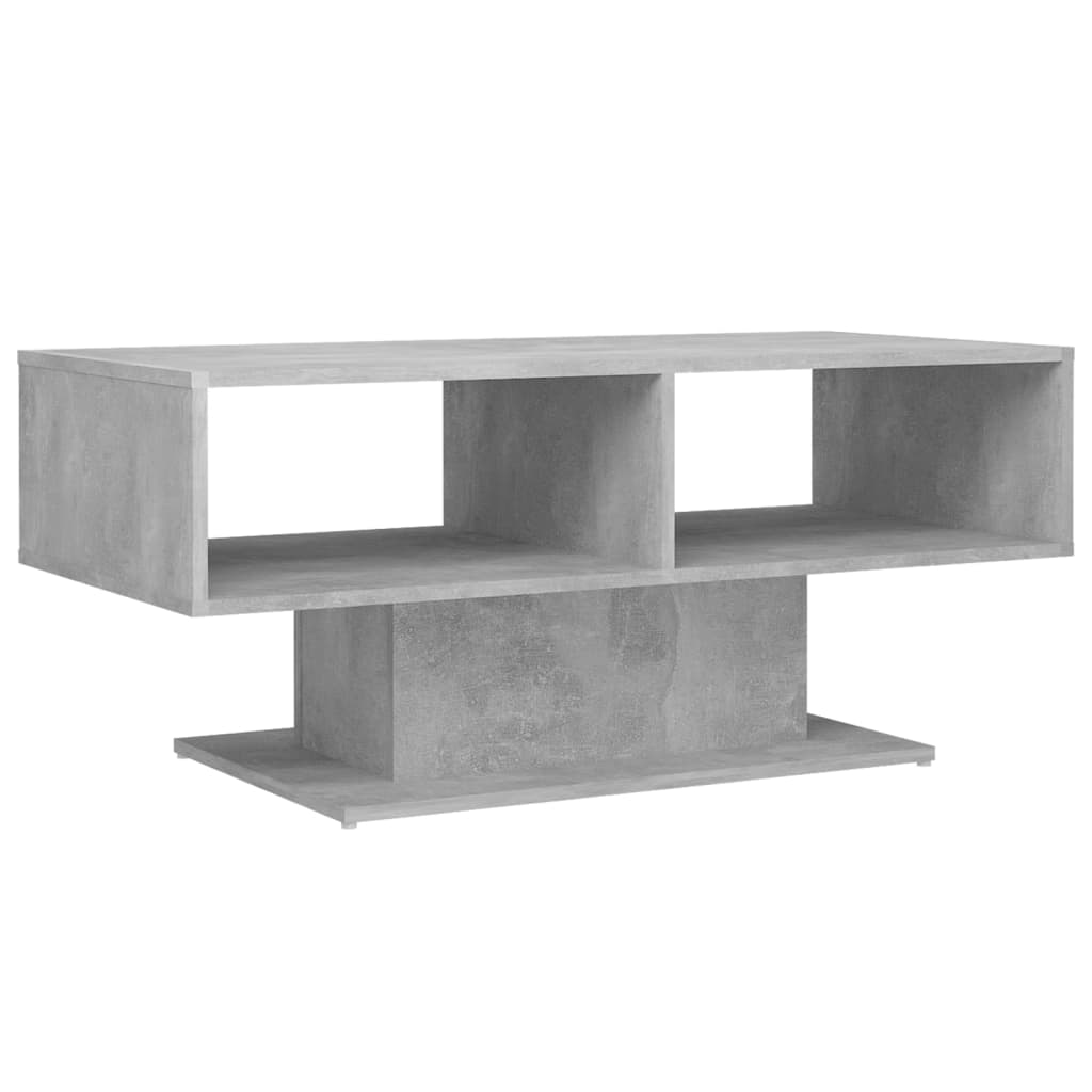 Mesa de centro gris hormigón 103,5x50x44,5 cm vidaXL