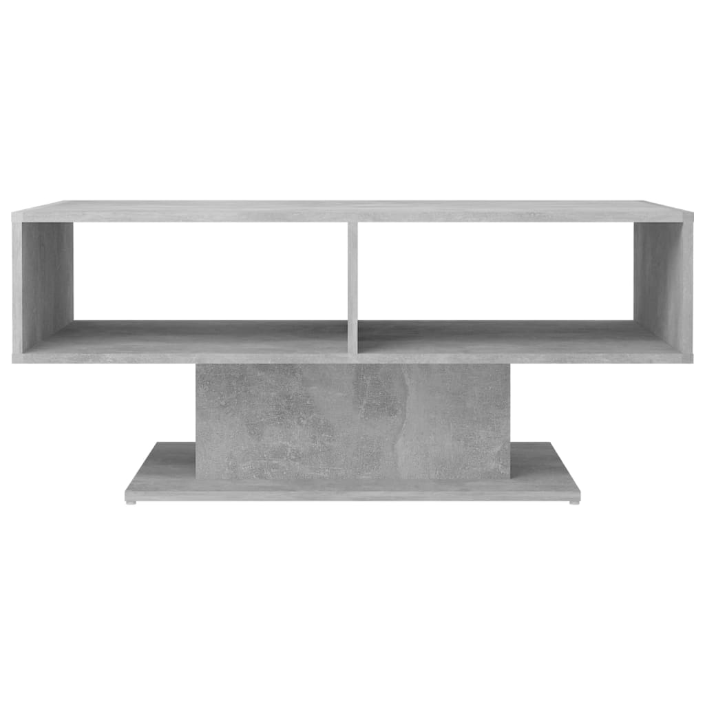 Mesa de centro gris hormigón 103,5x50x44,5 cm vidaXL