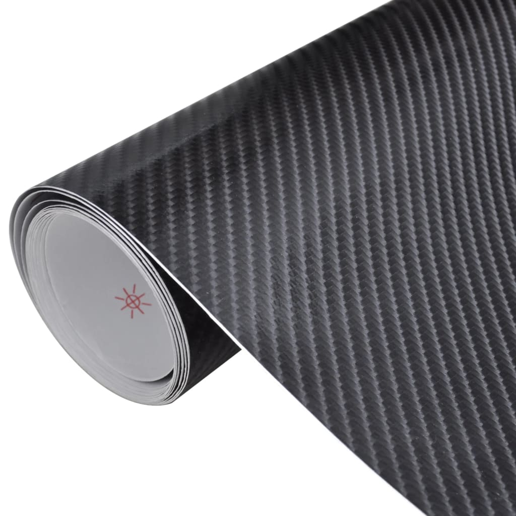 Vetonek Lámina para coches 4D negro 100x150 cm