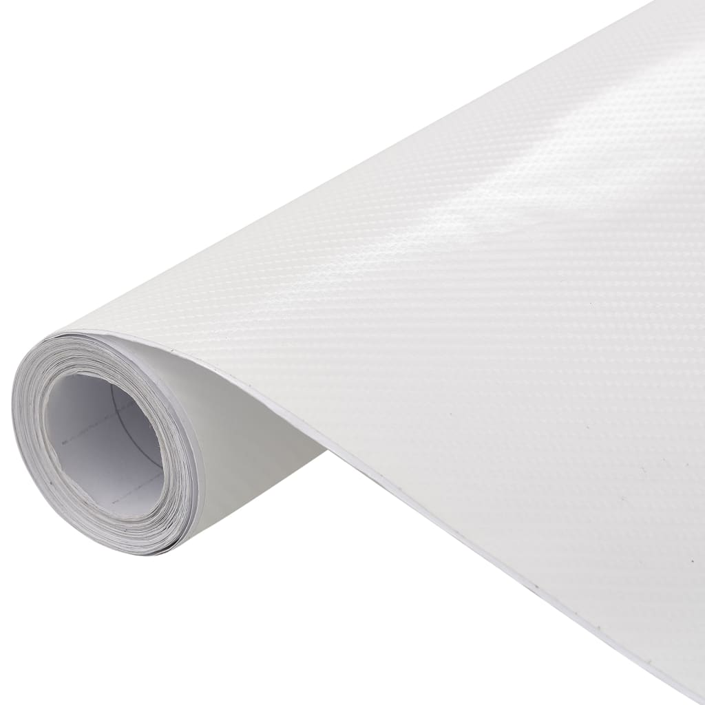 Vetonek Láminas 4D para coche 2 uds blanco 100x150 cm+50x150 cm