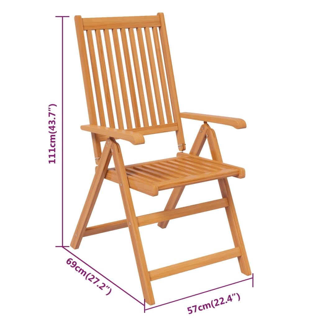 Juego de comedor para jardín 9 piezas madera maciza de acacia vidaXL