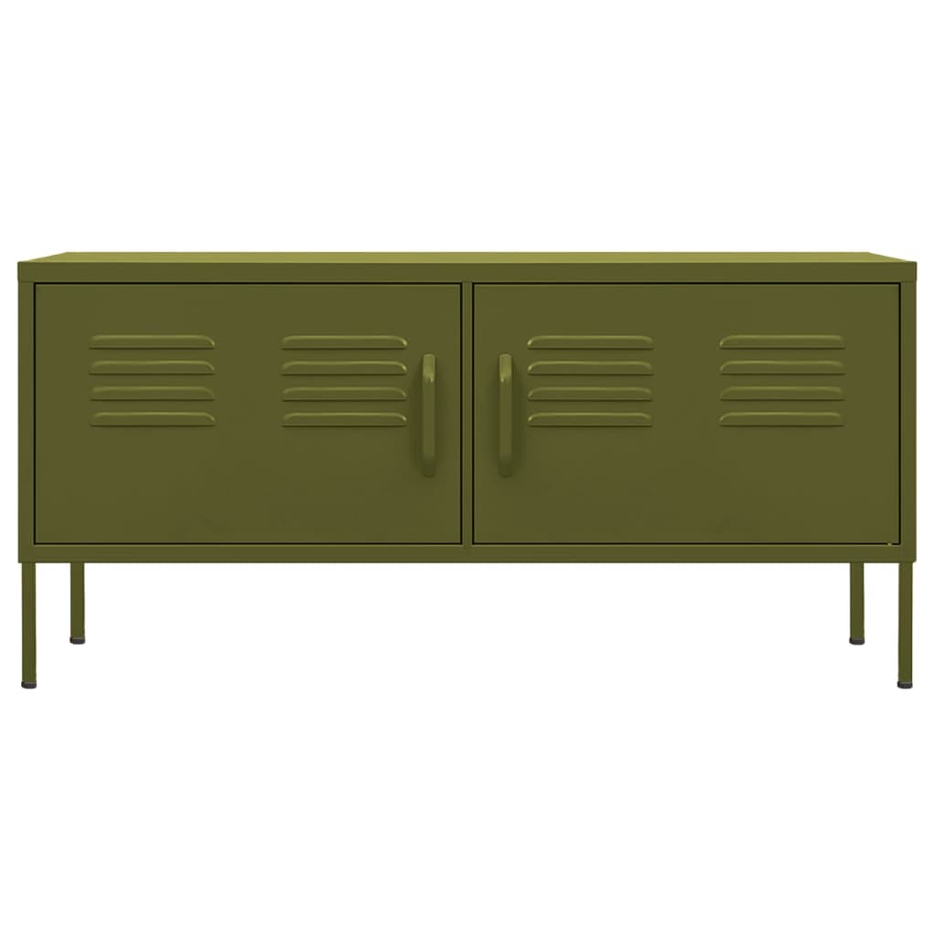 105x35x50 cm green steel tv furniture