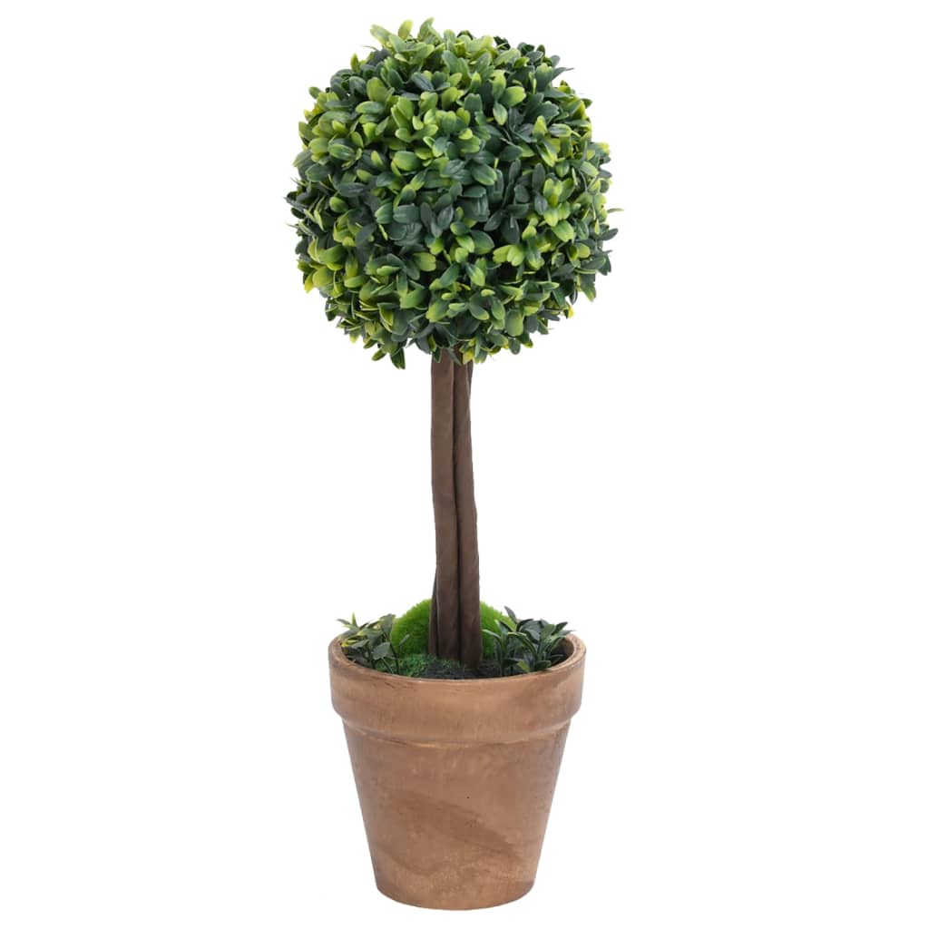 Plantes boj artificielles 2 uds Ball Forme verte incontournable 41 cm